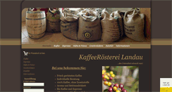 Desktop Screenshot of kaffee-landau.de